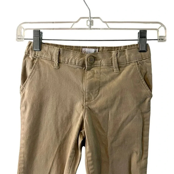 The Childrens Place Khaki Pants Girls Size 8 School Uniform Neutral Bottoms Kids - Picture 3 of 4